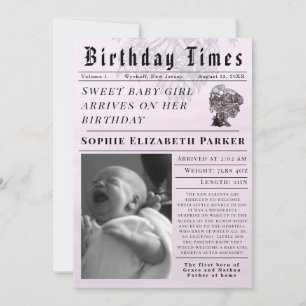 Faire-part de naissance Nouveau-né