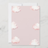 Faire-Part de Naissance Nuage Rose Ciel Envoyé (Dos)