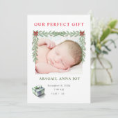 Faire-part de naissance Our Perfect Gift (Debout devant)