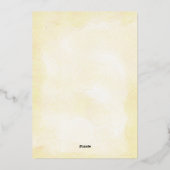Faire-part de naissance Ourson (Verso)