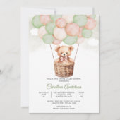 Faire-part de naissance Ourson Mignon (Devant)