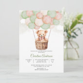 Faire-part de naissance Ourson Mignon (Debout devant)