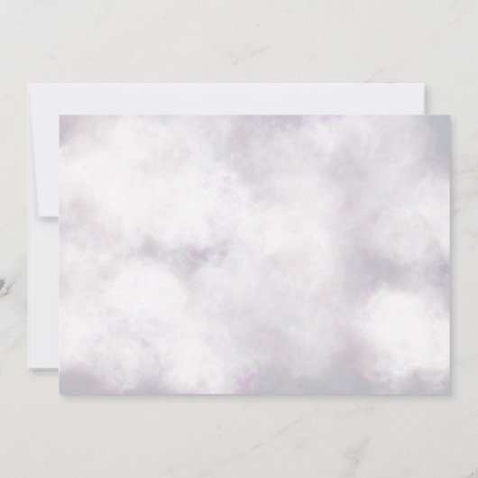 faire-part de naissance papillon écriture rustique (Dos)