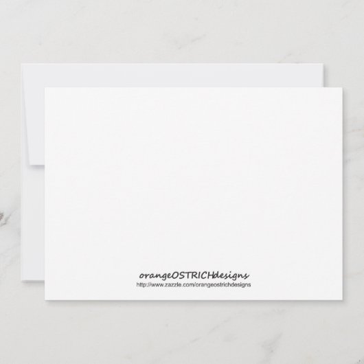 Faire-part de naissance Petit Garçon (Dos)