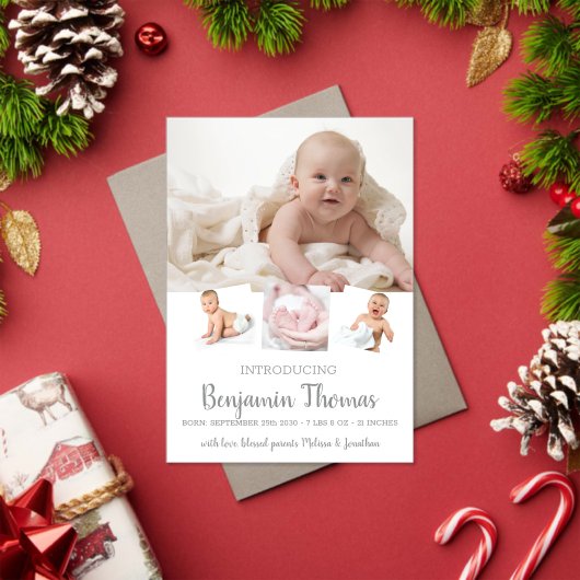 Faire-part de naissance photo Baby Boy (Insitu (vacances))