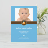 Faire-part de naissance photo Baby Elephant (Debout devant)