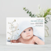 Faire-part de naissance photo Baby Vines (Debout devant)