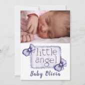 Faire-part de naissance photo bébé (Devant)