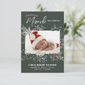 Faire-part de naissance photo bébé Baby shower de (Debout devant)