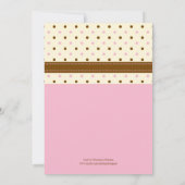 Faire-Part de Naissance Photo Bébé Fille (Dos)