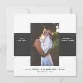 Faire-part de naissance photo Blocs simples (Devant)