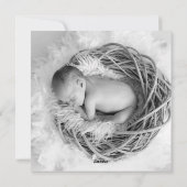 Faire-part de naissance photo Blocs simples (Dos)