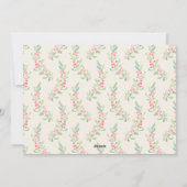 Faire-part de naissance photo Christmas Greenery (Dos)