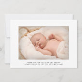 Faire-part de naissance photo Collage de bébé mode (Dos)