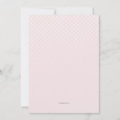 Faire-part de naissance photo de la petite fille d (Dos)