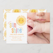 Faire-part de naissance photo de l'illustration Su (Devant / Derrière)