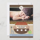 Faire-part de naissance photo de Noah's Ark (Devant)