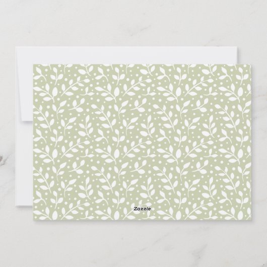 Faire-part de naissance photo de Noël (Dos)