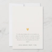 Faire-part de naissance photo de script cardiaque  (Dos)