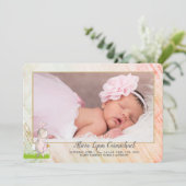 Faire-part de naissance photo de Somebunny (Debout devant)