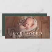 Faire-part de naissance photo de vacances (Devant / Derrière)