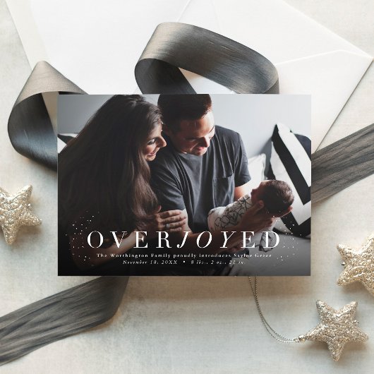 Faire-part de naissance photo de vacances