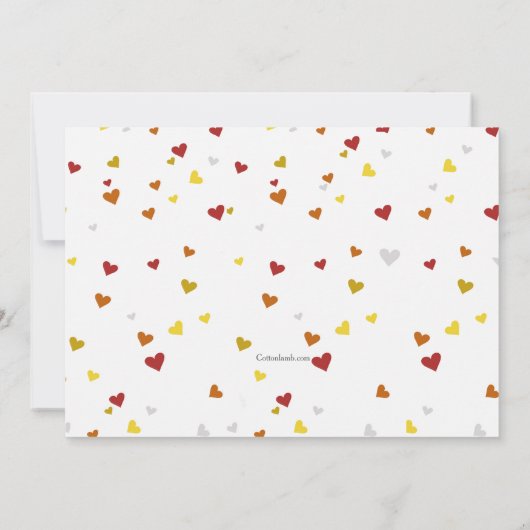 Faire-part de naissance photo d'introduction (Dos)