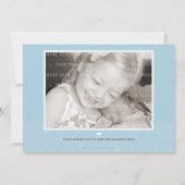 FAIRE-PART DE NAISSANCE PHOTO :: dit doucement 4L (Dos)