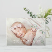 Faire-part de naissance photo double simple et cla (Debout devant)