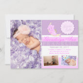 Faire-part de naissance photo Dragon (Devant)