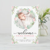 Faire-part de naissance photo et Carte de remercie (Debout devant)