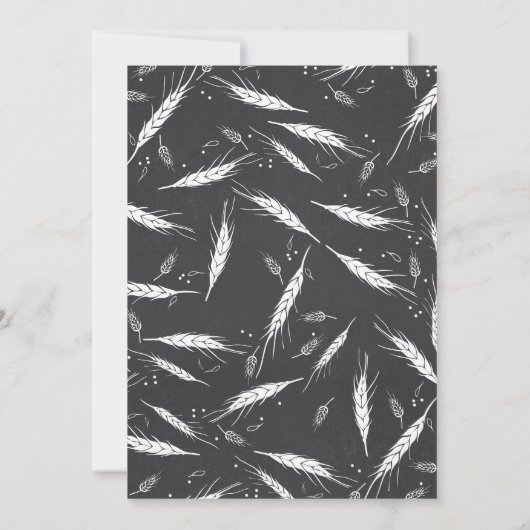 Faire-part de naissance photo Gold Fall pour nouve (Dos)