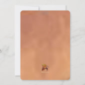 Faire-part de naissance photo Golden Fall 2 (Dos)