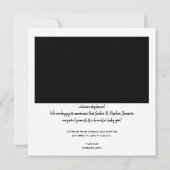 Faire-part de naissance photo instantané 2 (Dos)