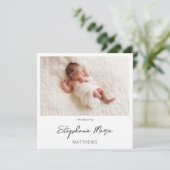 Faire-part de naissance photo instantané 2 3 (Debout devant)