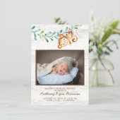 Faire-part de naissance photo Jungle Little Monkey (Debout devant)