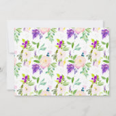 Faire-part de naissance photo lettres main de bien (Dos)