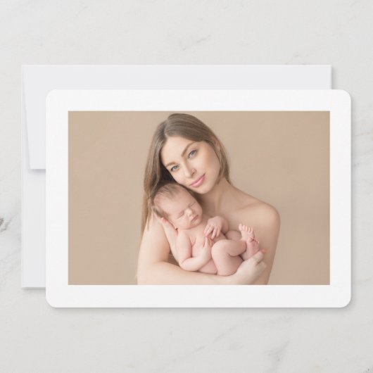 Faire-part de naissance photo multiple. (Dos)