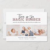 Faire-part de naissance photo multiple trois enfan (Devant)