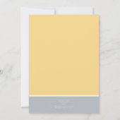 Faire-part de naissance photo personnalisée pour f (Dos)