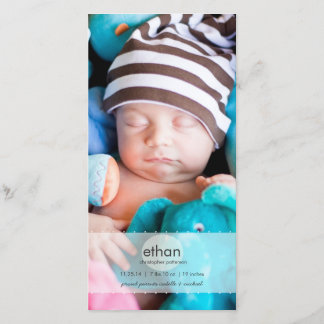 Faire-part de naissance photo pour bébé tout simpl