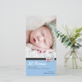FAIRE-PART DE NAISSANCE PHOTO :: réalisé avec amou (Debout devant)