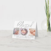 faire-part de naissance photo Silver Foil 3 (Devant)