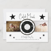 Faire-part de naissance photo Sun Sign & Moon pers (Devant)