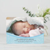 Faire-part de naissance photo Sweet Welcome (Debout devant)