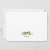 Faire-part de naissance photo Wild Berries (Dos)