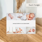 Faire-Part de Naissance Photographique en Collage