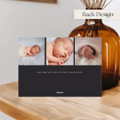 Faire-Part de Naissance Photographique en Collage