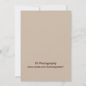 Faire-part de naissance pieds bébé (Dos)