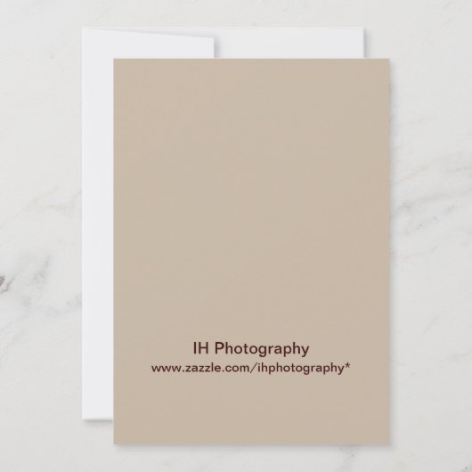 Faire-part de naissance pieds bébé (Dos)